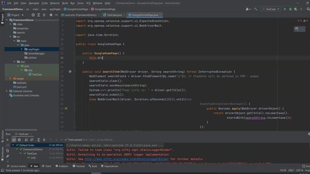 4. Implementing page object model смотреть онлайн