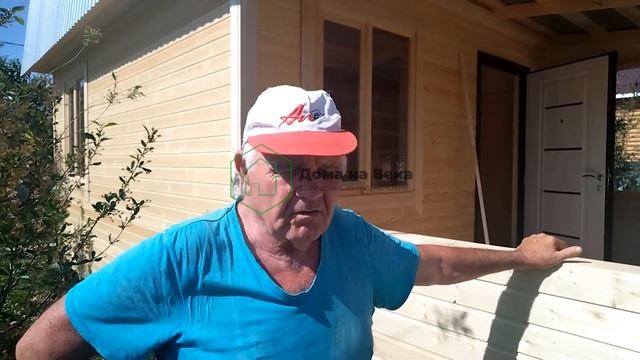 Обзор построенного дома с террасой от СК Дома на Века смотреть онлайн