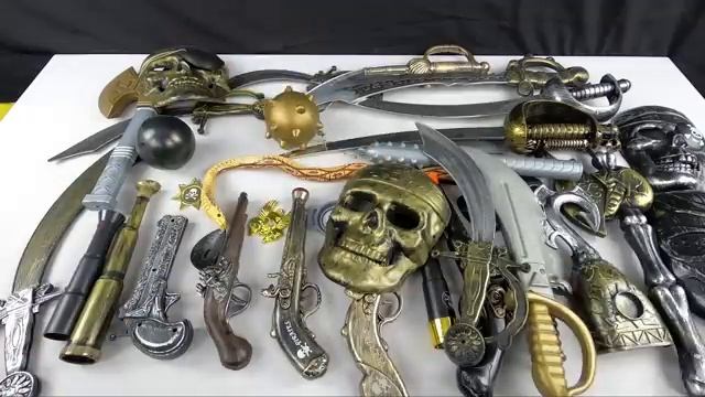 Pirates Guns! Pirate Weapons and Pirate Weapons Equipment - Swords, Weapons, Knives, Axes, Masks смотреть онлайн