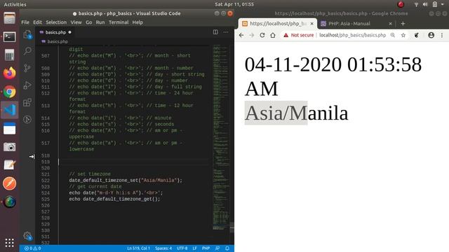 Basics of PHP Programming [Tagalog] 7: Date and Time смотреть онлайн