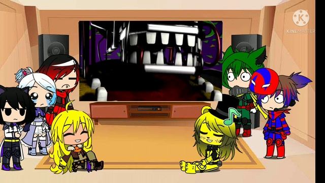 KM1: RWBY React To FNAF JUST GOLD (Feat, Deku, Spider-Man, G Freddy) ?Special (Ep 72) смотреть онлайн