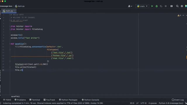 HOW TO MAKE TEXT WRITER AND SAVE IN VARIOUS FORMAT IN PYTHON смотреть онлайн