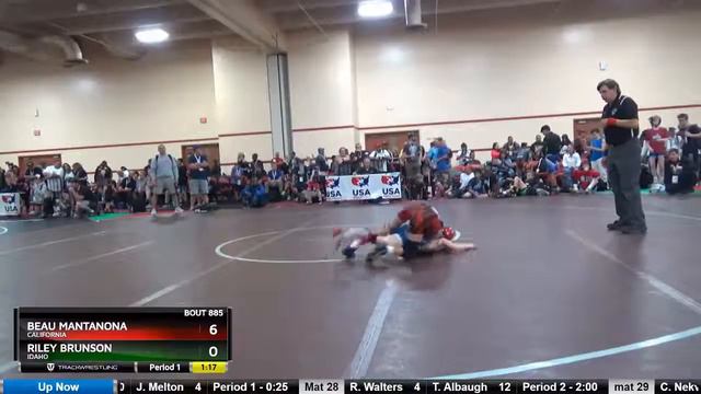 Schoolboy 90 Beau Mantanona California Vs Riley Brunson Idaho смотреть онлайн
