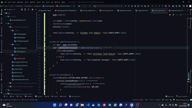 30 Android Kotlin Verifikasi Email User Firebase смотреть онлайн
