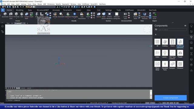 BricsCAD V20 Tutorial 141: Basic Introduction of BIM in BricsCAD V20 | BricsCAD BIM Course in Hindi смотреть онлайн