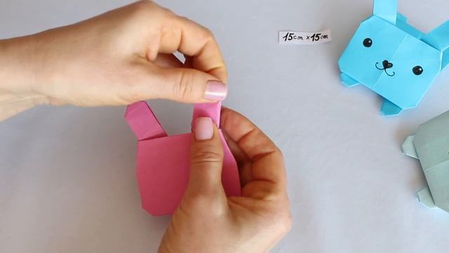 Оригами Зайчик /Кролик из бумаги. Origami fácil Conejito de papel.DIY Paper Rabbit/Bunny easy смотреть онлайн
