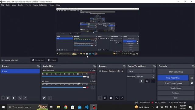 How to screen record in windows 10 desktop | USING OBS | 2023 смотреть онлайн