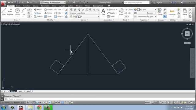 #19 - AutoCAD - 2D Drafting Basics - Mirror - Brooke Godfrey смотреть онлайн