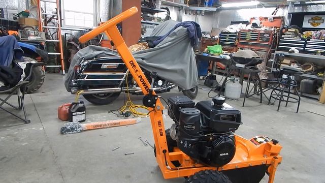 Power King DK2 Stump Grinder #2 Assembly & 1st start смотреть онлайн