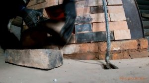 сложил банную печь без раствора