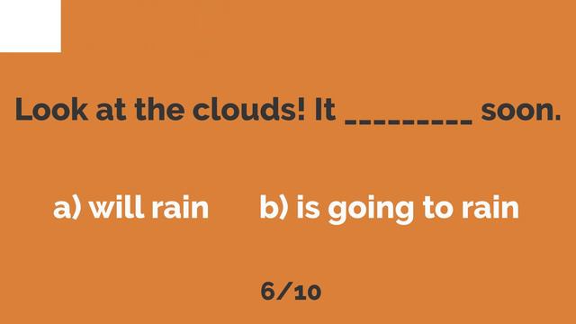Will or Going To – Free Grammar Test смотреть онлайн