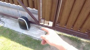 Калитка в откатных воротах