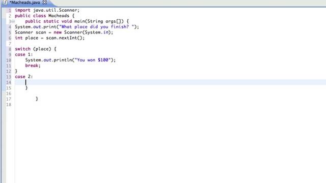 Java Lesson 10 | The Switch Statement смотреть онлайн