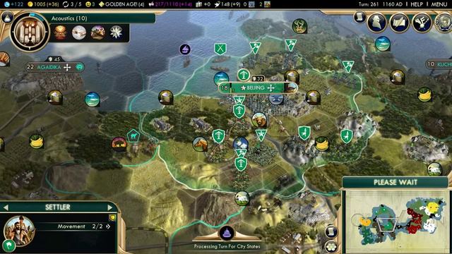 Part 8: Let's Play Civilization 5, Brave New World, Deity China смотреть онлайн