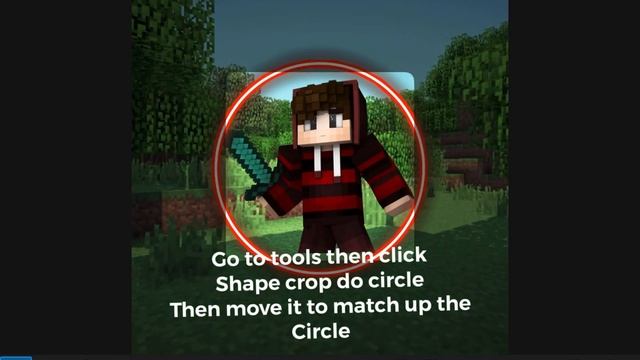 Making a minecraft pfp (kinda tutorial) смотреть онлайн