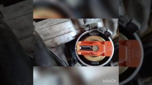 Выставил зажигание по меткам на ауди 80 2.0л 3а