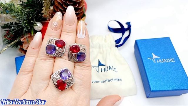 #распаковки #бижутерия#aliexpress  #unboxing #jewelry #обзор #huadie #xuping