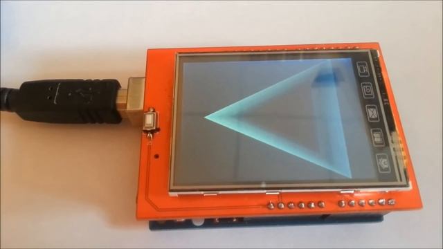 2 4 TFT touch LCD + Arduino UNO смотреть онлайн