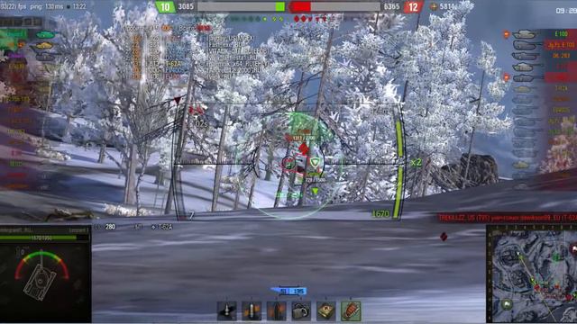 (10036 урона) Leopard 1 [World of Tanks] смотреть онлайн