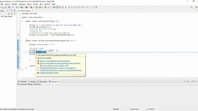 Reverse words in String in Java || String Programming In Java || Java Basics || Interview Question смотреть онлайн