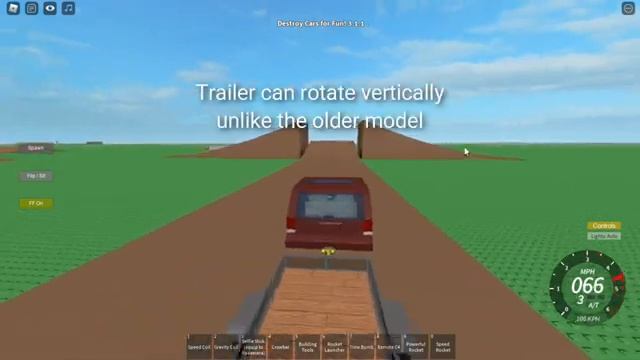 Roblox - Destroy Cars for Fun 3.1.1 Update смотреть онлайн