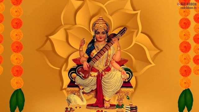 Saraswati Mantra | ॐ ऐं ह्रीं श्रीं वाग्देव्यै सरस्वत्यै नमः 108 Times Chanting | Vasant Panchami