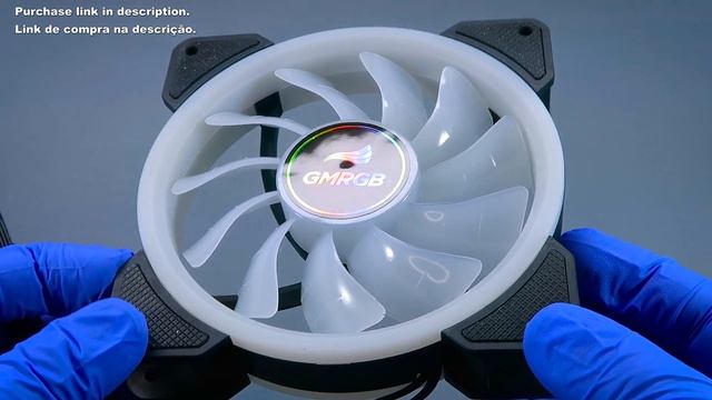 Fan 120mm GMRGB Led RGB in Aliexpress- ASMR смотреть онлайн