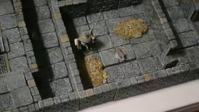Dwarven Forge Game Tiles Dungeon setup with Reaper Bones Part 1 смотреть онлайн