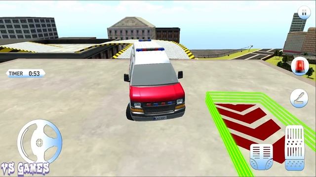 Roof Jumping Ambulance Simulator #2 Rescue Rooftop Stunts! Android gameplay смотреть онлайн