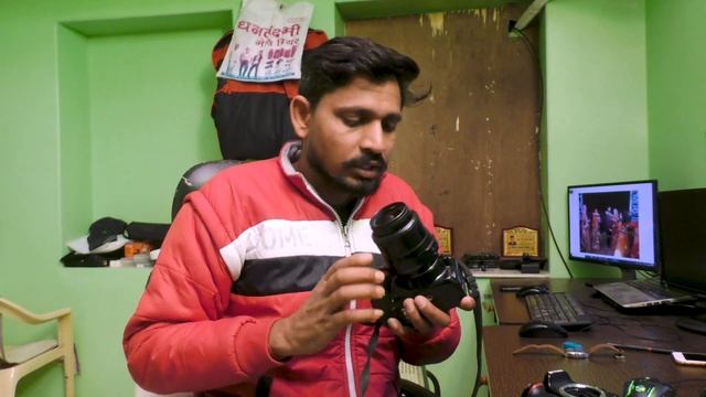 Camera Lens Set Up And Open  L Nikon D7100