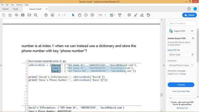 Python - Dictionary Part II смотреть онлайн