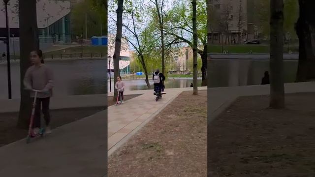 Самокатомоноколесо ? новый вид транспорта. смотреть онлайн