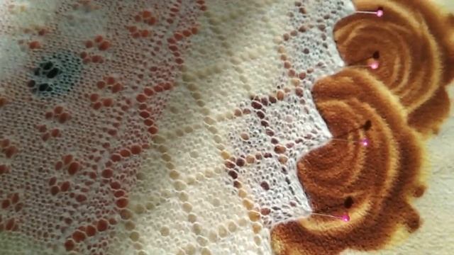 оренбургский пуховый платок анонс #вязание #шаль смотреть онлайн