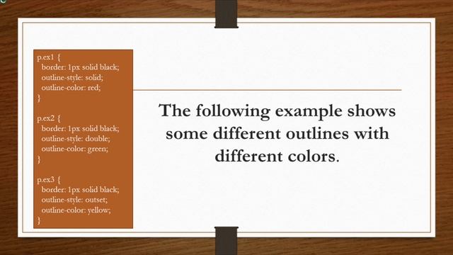 Css outline theory part lesson:12(part-2) смотреть онлайн
