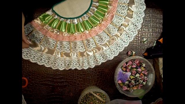 Когда в ходу шпажки ! Красивый веер для интерьера смотреть онлайн