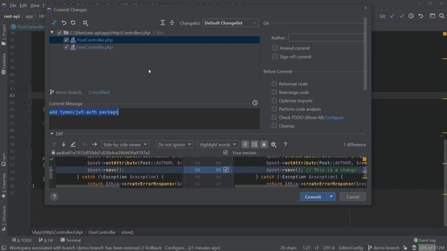 2min Quick Tip - New Commit Flow PhpStorm 2020 Tutorial смотреть онлайн