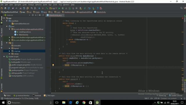 App Bluetooth - Android Studio (Parte 7) смотреть онлайн