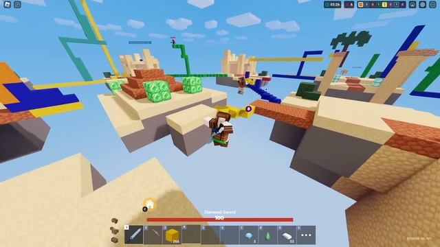 Dominating with the most TRYHARD Animation (Roblox Bedwars) смотреть онлайн