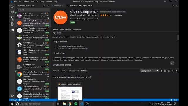 Configurar o Visual Studio Code para compilar e executar C/C++ смотреть онлайн