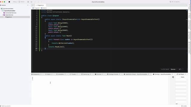 Async Enumerables in C# смотреть онлайн