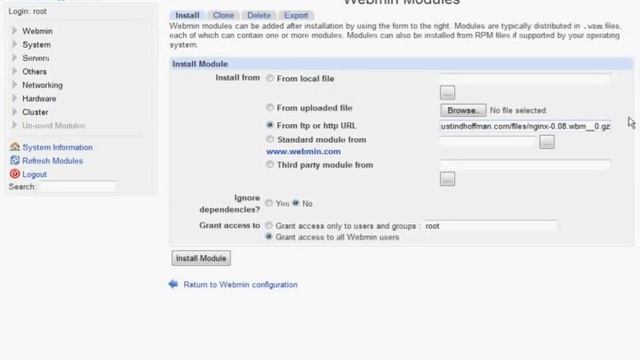nginx module server on webmin/virtualmin смотреть онлайн