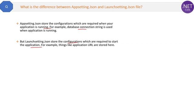 What is the difference between Appsetting.Json and Launchsetting.Json file? смотреть онлайн