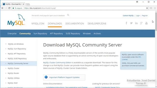 Tutorial de descarga de MySQL para Windows смотреть онлайн