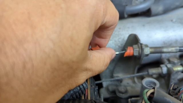 Mitsubishi Montero Kickdown Cable Adjustment (Transmission / Throttle Control Cable)