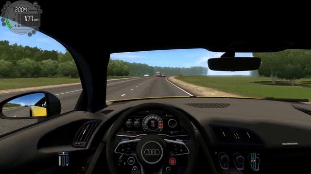 City Car Driving - AUDI R8 V10 PLUS l Normal Driving смотреть онлайн