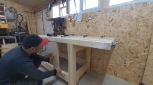 Столярный верстак ( сборка, обзор, чертежи )