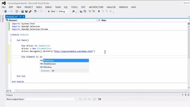 Selenium Visual Basic .Net Click Button смотреть онлайн