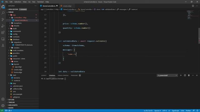 Custom error messages - AdonisJS 5 from scratch смотреть онлайн