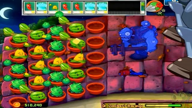 Plants vs Zombies 1 Remake MINIGAMES Dr. Zomboss Revenge смотреть онлайн