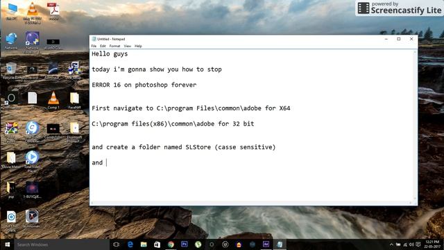 Error-16 Adobe Photoshop CS6 Permanent fix смотреть онлайн